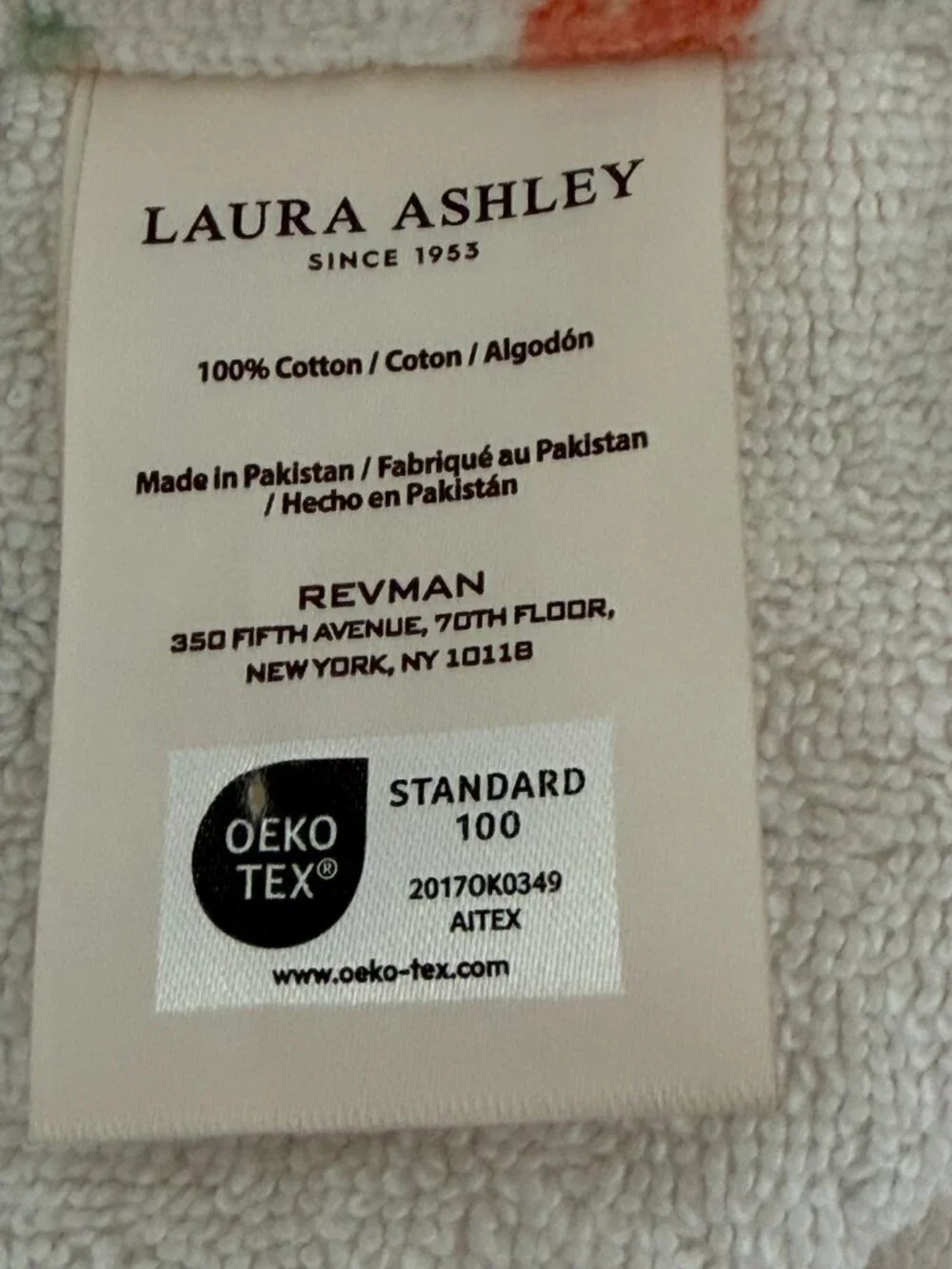 Laura Ashley Evie Pink Floral Cotton Bath Towel 28